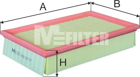 FORD MOTOR COMPANY 3M51-9601-BA - Воздушный фильтр parts5.com