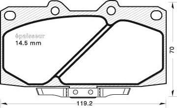 MASTER-SPORT GERMANY 13046056402N-SET-MS - Тормозные колодки, дисковые, комплект parts5.com