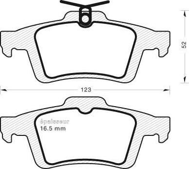 MAZDA C2Y32648ZC - Тормозные колодки, дисковые, комплект parts5.com