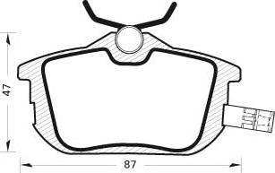 AISIN SS818-S - Тормозные колодки, дисковые, комплект parts5.com