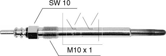 Monark 090507142 - Свеча накаливания parts5.com