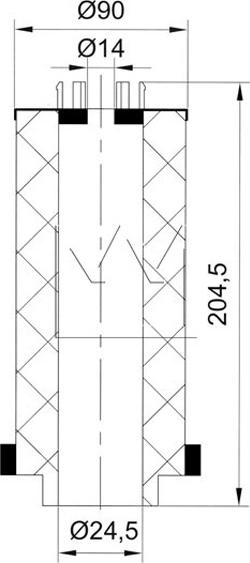 Monark 030784655 - Топливный фильтр parts5.com