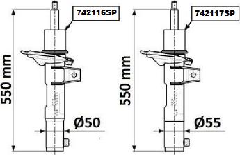 Monroe 742116SP - Амортизатор parts5.com