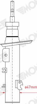 Monroe G8098 - Амортизатор parts5.com