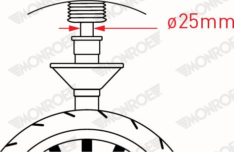 Monroe V4512 - Амортизатор parts5.com