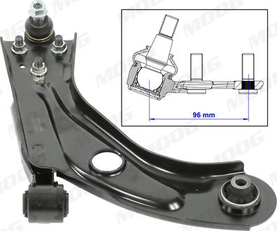 Moog PE-WP-14686 - Рычаг подвески колеса parts5.com