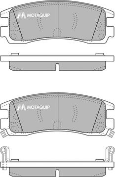 HITEC HA 2077 - Тормозные колодки, дисковые, комплект parts5.com