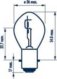 Narva 495313000 - Lámpara, faro de carretera parts5.com