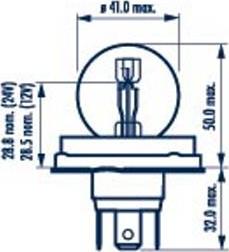 Narva 492113000 - Lámpara, faro de carretera parts5.com