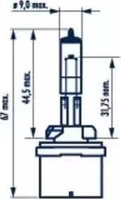 Narva 48041 - Лампа накаливания, противотуманная фара parts5.com