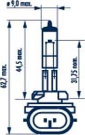 Narva 480423000 - Lámpara, faro antiniebla parts5.com