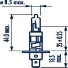 Narva 483203000 - Lámpara, faro de carretera parts5.com