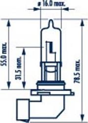 Narva 480053000 - Lámpara, faro de carretera parts5.com