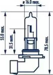 Narva 48616 - Lámpara, faro antiniebla parts5.com