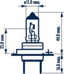 Narva 483283000 - Лампа накаливания, фара дальнего света parts5.com