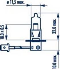 Narva 483213000 - Lámpara, faro de carretera parts5.com