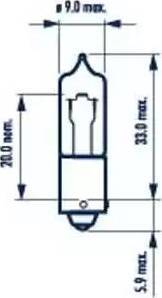 Narva 68191 - Лампа накаливания parts5.com