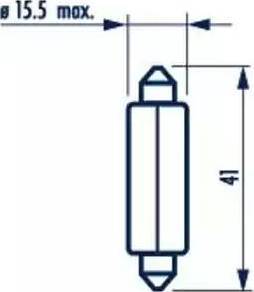 Narva 17634 - Лампа накаливания parts5.com