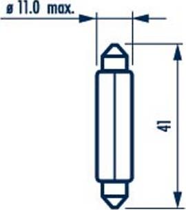 Narva 173143000 - Лампа накаливания, фонарь освещения номерного знака parts5.com