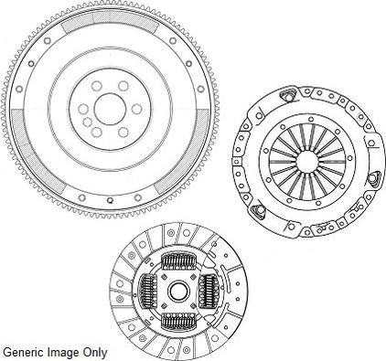 NATIONAL CK10094F - Комплект для переоборудования, сцепление parts5.com