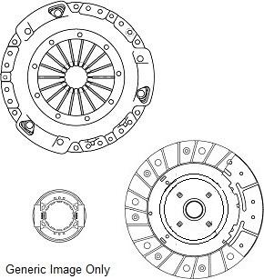 NATIONAL CK10223 - Комплект сцепления parts5.com