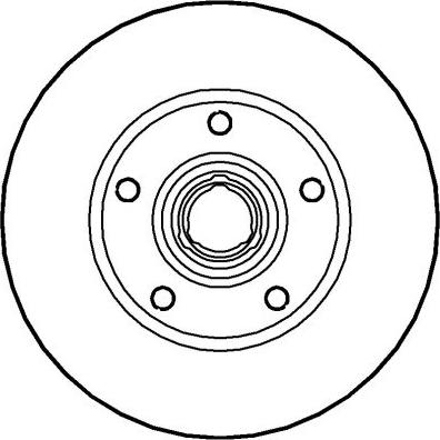 NATIONAL NBD445 - Тормозной диск parts5.com