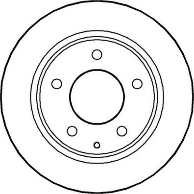 NATIONAL NBD525 - Тормозной диск parts5.com