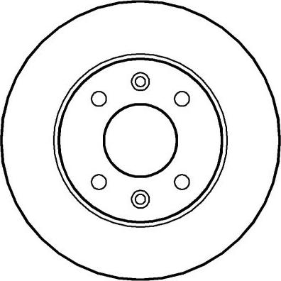 A.B.S. 15116 - Тормозной диск parts5.com