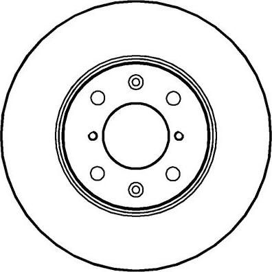 NATIONAL NBD1405 - Тормозной диск parts5.com