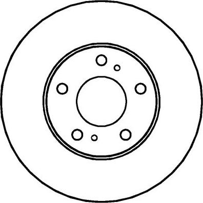 Delphi BG3816 - Тормозной диск parts5.com