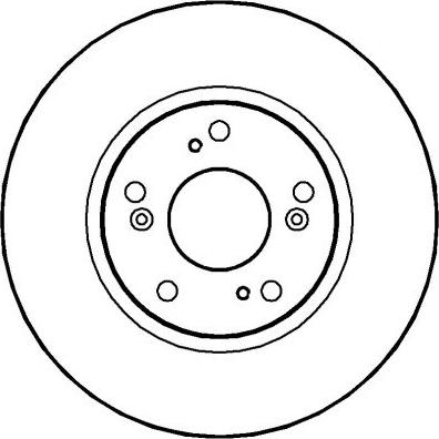 Blue Print ADH24373 - Тормозной диск parts5.com