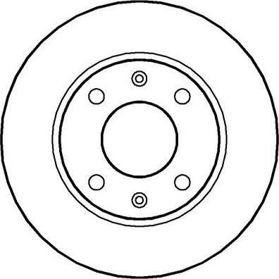 NATIONAL NBD126 - Тормозной диск parts5.com