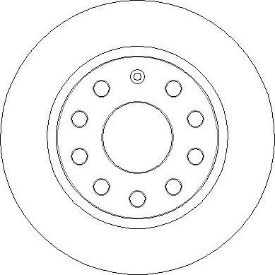 NATIONAL NBD2025 - Тормозной диск parts5.com