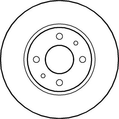 NATIONAL NBD284 - Тормозной диск parts5.com