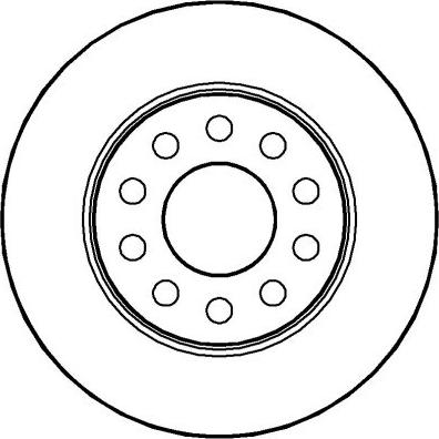 NATIONAL NBD711 - Тормозной диск parts5.com