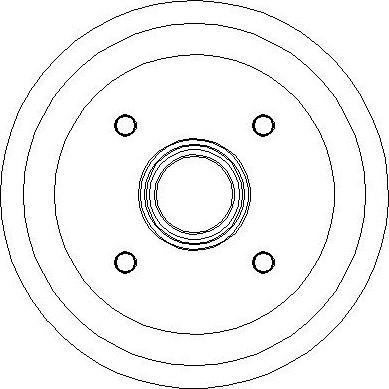 NATIONAL NDR006 - Тормозной барабан parts5.com