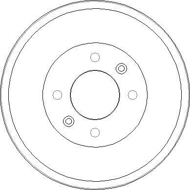 NATIONAL NDR036 - Тормозной барабан parts5.com