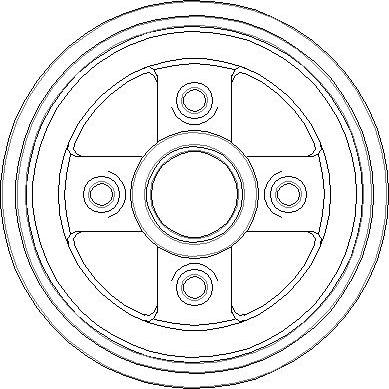 NATIONAL NDR329 - Тормозной барабан parts5.com