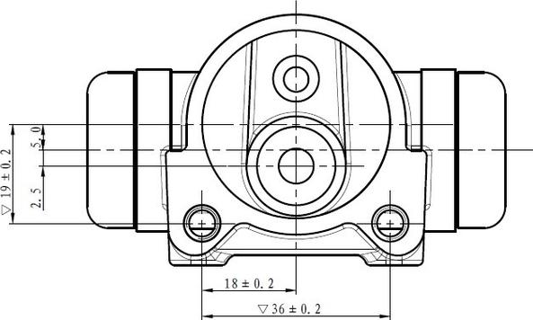 NATIONAL NWC5056 - Колесный тормозной цилиндр parts5.com