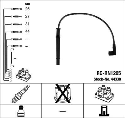 NGK 44338 - Ignition Cable Kit parts5.com