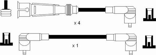 NGK 0947 - Комплект проводов зажигания parts5.com