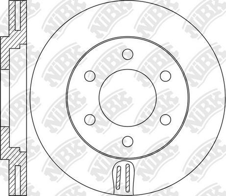 Blue Print ADZ94343 - Тормозной диск parts5.com