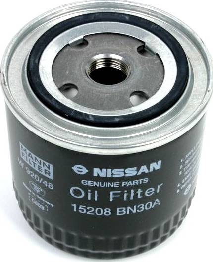 NISSAN 15208-BN30A - Oil Filter parts5.com