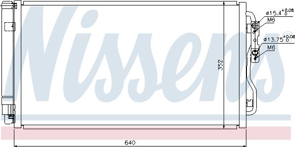 Nissens 940236 - Конденсатор кондиционера parts5.com