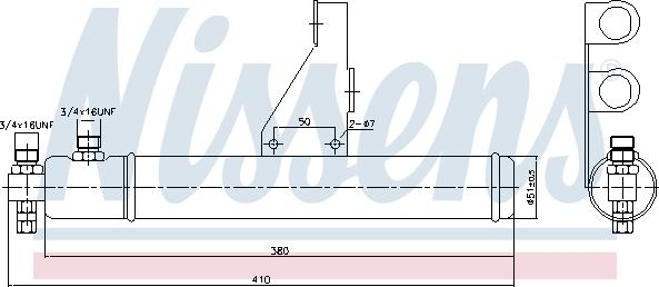 Nissens 95606 - Осушитель, кондиционер parts5.com