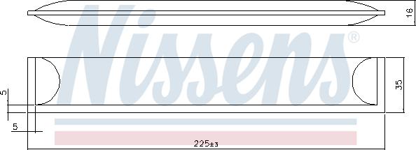 Nissens 95608 - Осушитель, кондиционер parts5.com