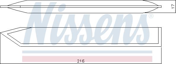 Nissens 95348 - Осушитель, кондиционер parts5.com