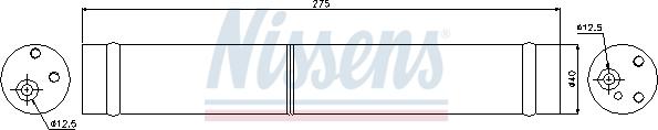 Nissens 95312 - Осушитель, кондиционер parts5.com