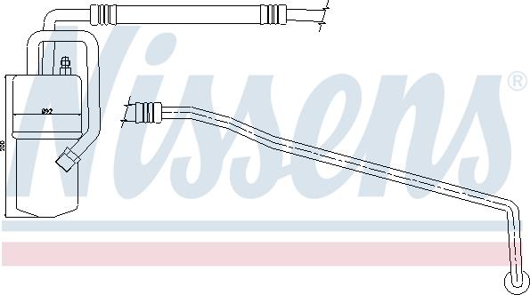 Nissens 95375 - Filtro deshidratante, aire acondicionado parts5.com