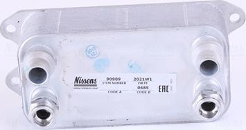 Nissens 90909 - Масляный радиатор, автоматическая коробка передач parts5.com